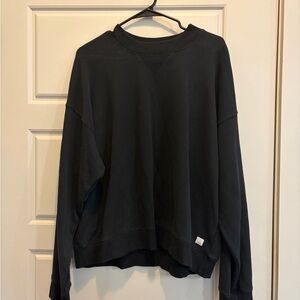 Vuori Classic Black Crewneck Sweatshirt